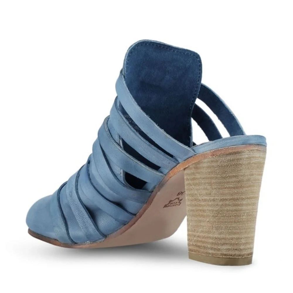 Pretty Baby Blue Free People Mules - Picture 4 of 6
